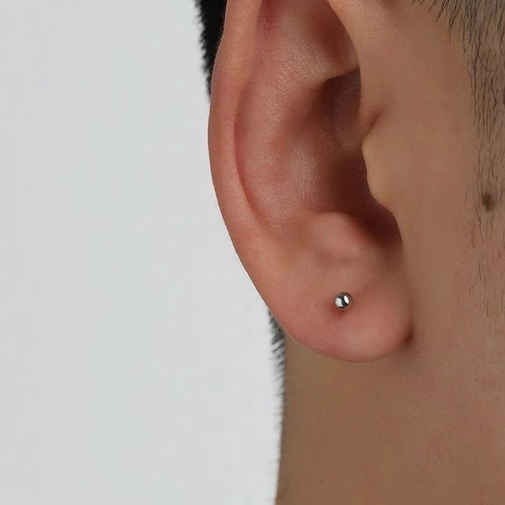 (1 chiếc) KHUYÊN CƠ BẢN - Khuyên tai - Khuyên môi - Khuyên Thép Y Tế - Khuyên tai, môi, nẹp bump