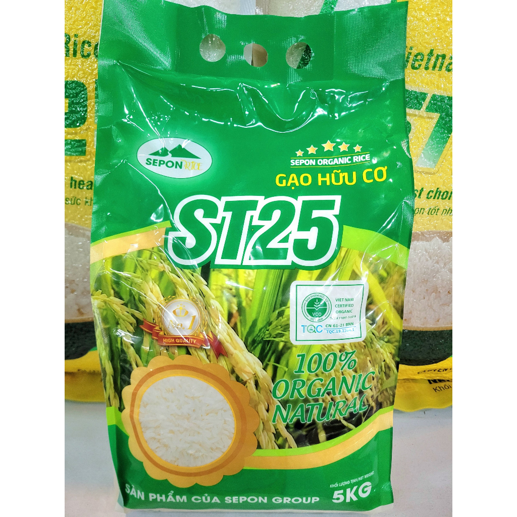 Gạo ST25 - Gạo hữu cơ Sepon Quảng Trị - Tiêu chuẩn hữu cơ quốc gia ...
