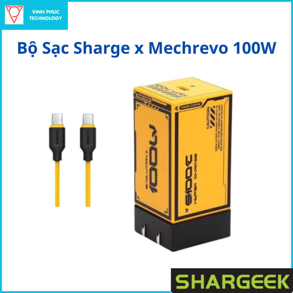 Bộ Sạc Nhanh GaN 100W SHARGE x MECHREVO S100C Hyper Charge Chính Hãng ...