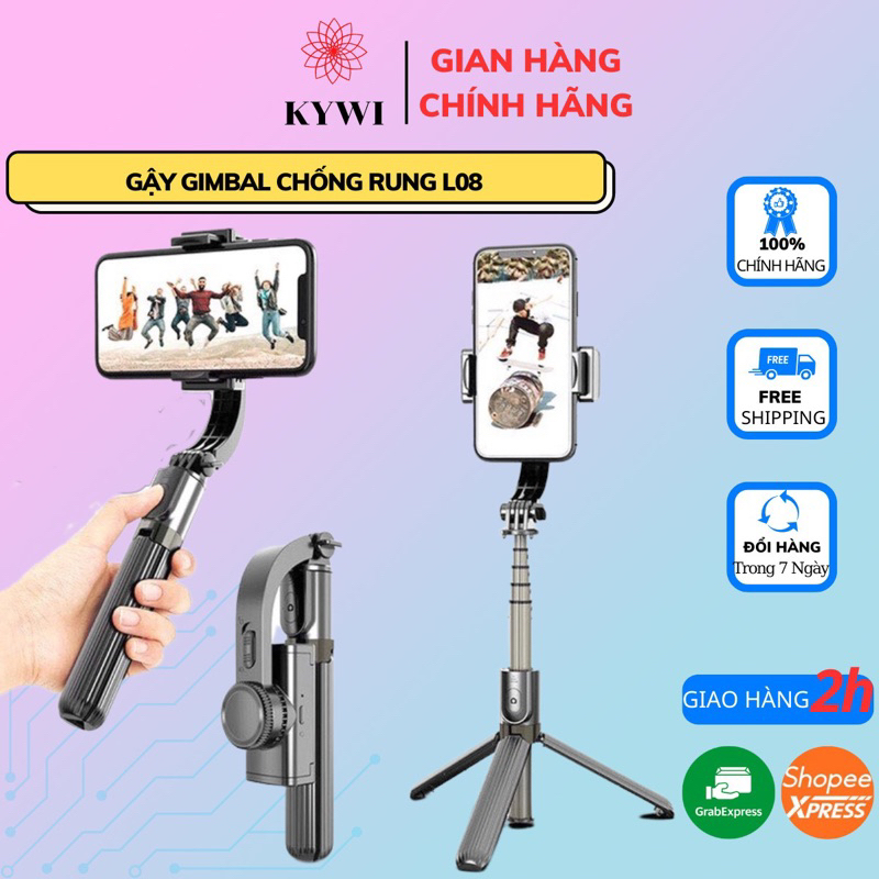 Gậy chống Rung Gimbal điện thoại Stabilizer L08 Tay cầm chống rung Hỗ ...