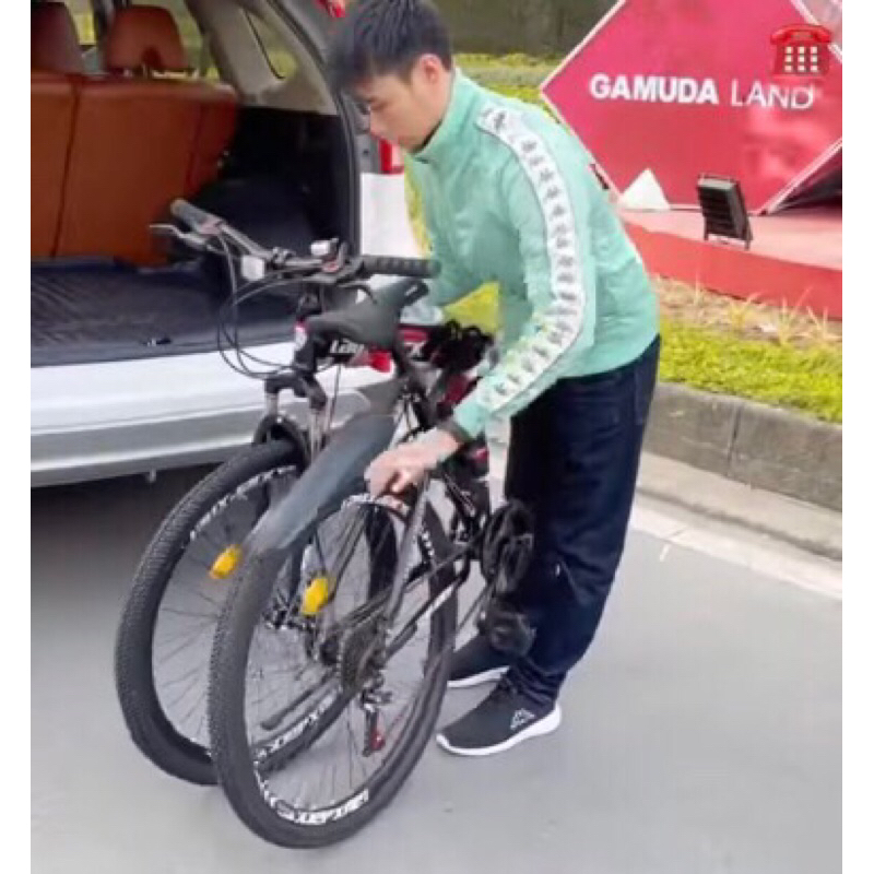 xe đạp thể thao Laux jack gấp gọn bánh nan hoa (bánh tăm)