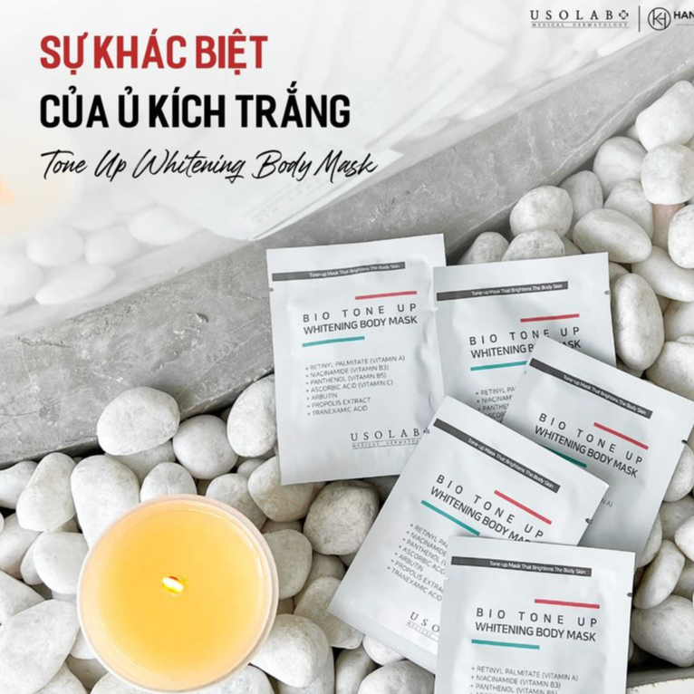 [CHÍNH HÃNG] Kem Ủ Kích Trắng Body USOLAB BIO TONE UP WHITENING BODY