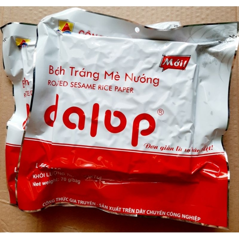 Bánh Tráng Dalop Mè Nướng Bình Định - HSD 5 tháng (Combo 20 gói ...