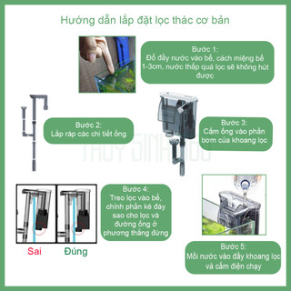 Lọc Thác Jeneca XP/03/05/09/11 - Tich Hợp Lọc Váng - Model Kiểu Mỏng