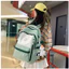 Balo nữ đi học cặp đi học nữ Ulzzang Hàn Quốc thời trang nhiều ngăn vải dù chống nước LAHANA HS09