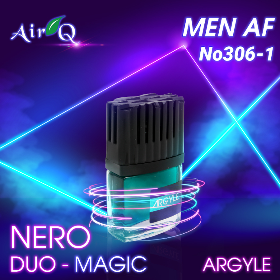 Nước Hoa Ghim Máy Lạnh AIR-Q Nero Duo-Magic Argyle No306-1 Men AF 9ml