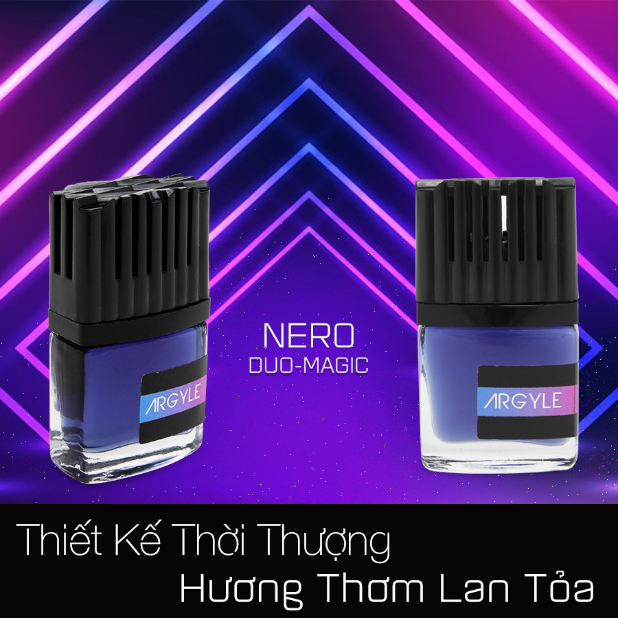 Nước Hoa Ghim Máy Lạnh AIR-Q Nero Duo-Magic Argyle No306-2 Sakura 9ml