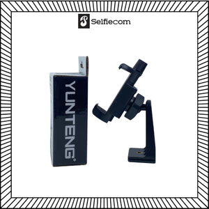 Kẹp Điện Thoại Yunteng 358 Xoay 360 Độ, Đầu Ren 1/4 Gắn Tripod và Chân Đế