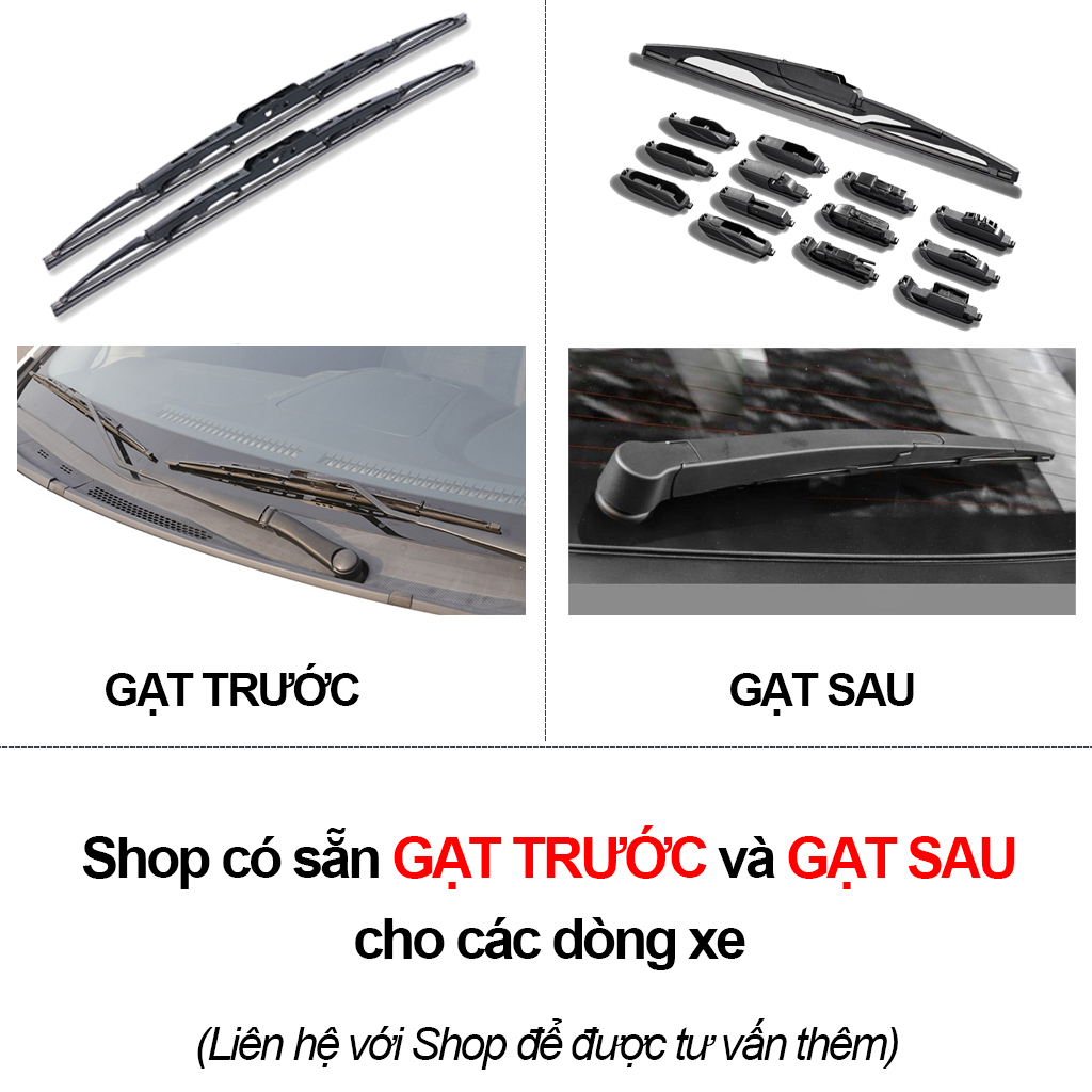 Gạt mưa ô tô Honda CR-V , Honda Civic, Honda City gạt mưa oto xe hơi khung sắt lưỡi silicon cấp không gây tiếng ồn