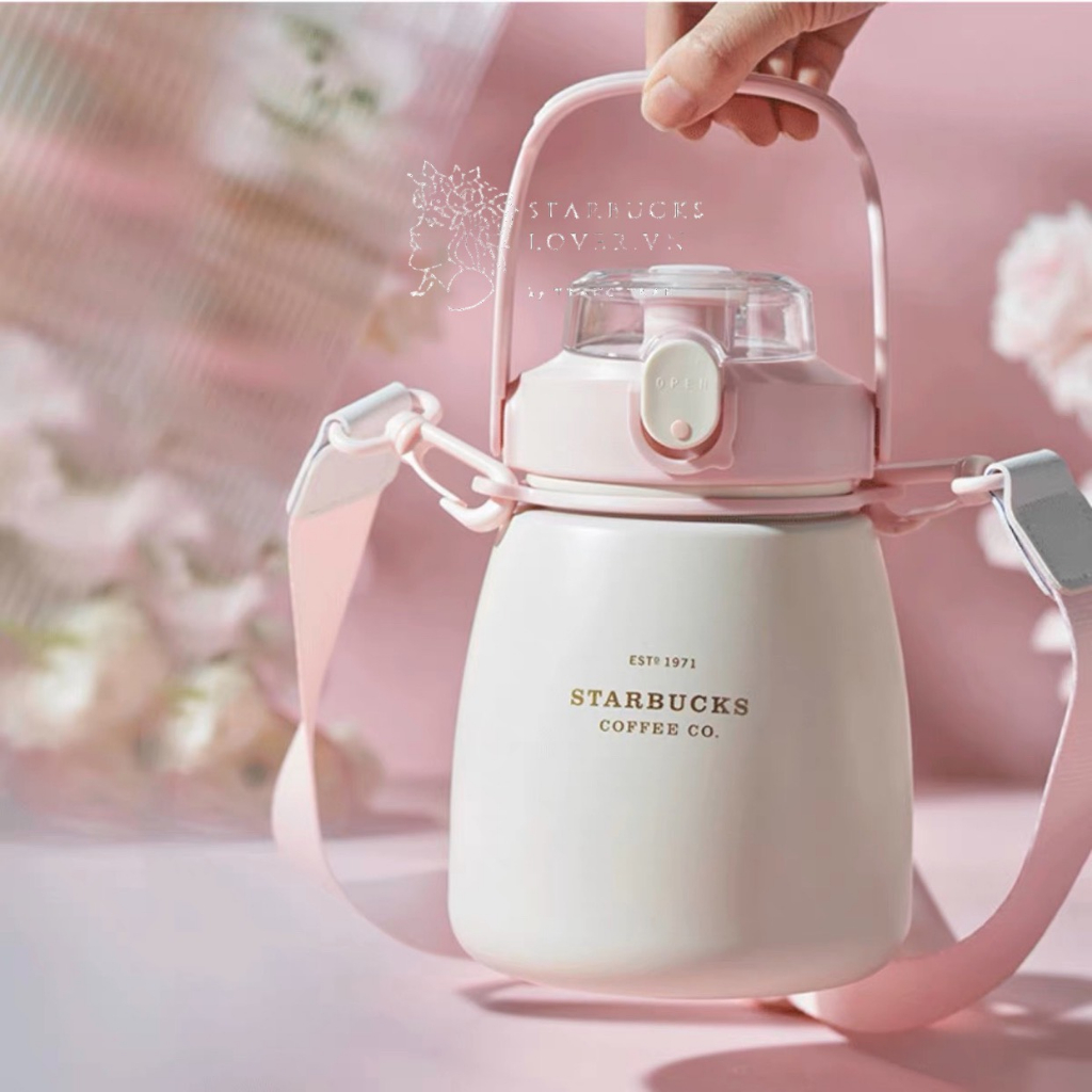 CHÍNH HÃNG BÌNH STARBUCKS GIỮ NHIỆT PEACH BLOSSOMS 1000ML Shopee