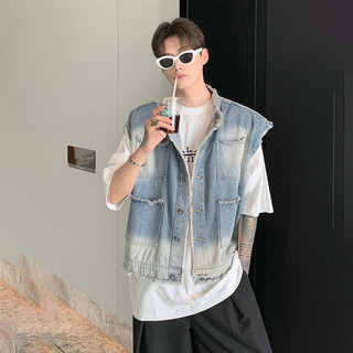 Áo Khoác Gile Jeans Nam Nữ From Rộng, Phong Cách Hàn Quốc Thời Trang Unisex