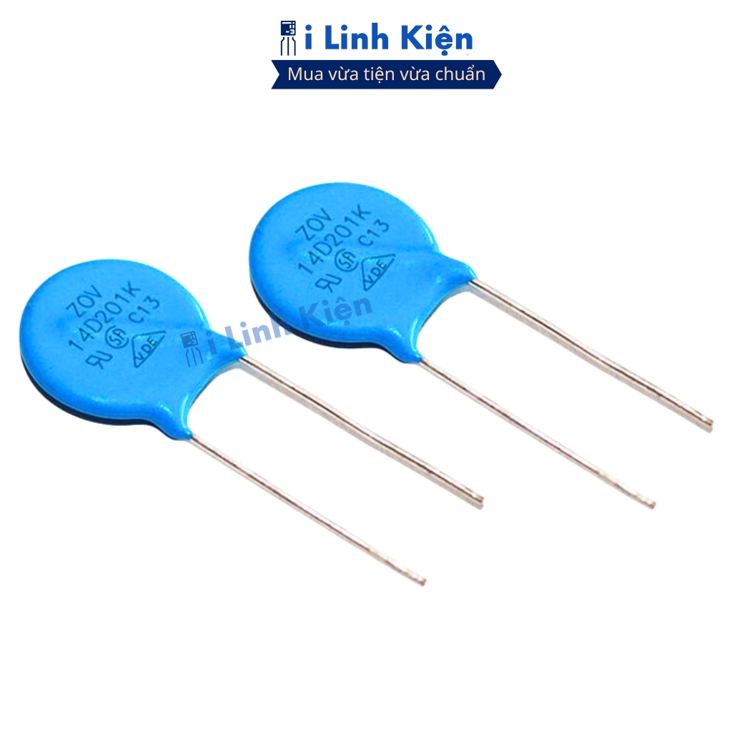 ( Combo 5) Tụ chống sét Varistor 14D201K/14D301K/14D331K/14D470K/14D471K/14D561K/14D621K/14D681K/14D821K 14mm ilinhkien.