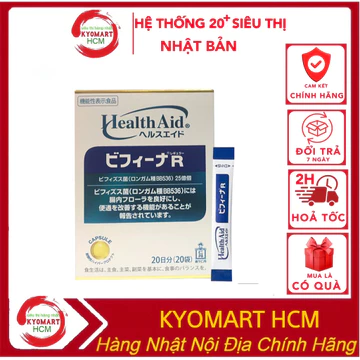 Men vi sinh Bifina R Health Aid hỗ trợ tiêu hoá, men vi sinh Nhật Bản 20 gói
