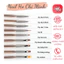 Bộ 9 cây cọ nail chuyên dụng - Set 9 cọ vẽ móng nail lông tổng hợp cao cấp mềm, mướt