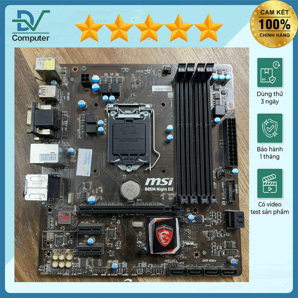 B85 M Night ELF MSI 4ram p BH 1 thang Shopee Vi t Nam