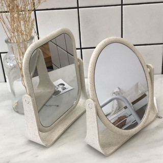 Gương Trang Điểm Lúa Mạch Xoay 360• Gương Để Bàn 🌸free ship🌸