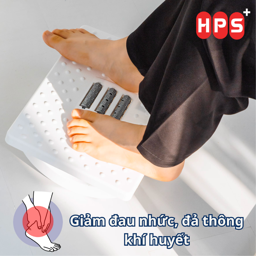Ghế gác chân massage HPS Ghế kê chân Công Thái Học cho dân văn phòng, sinh viên, Ghế gaming mát xa thư giãn, giảm stress | BigBuy360 - bigbuy360.vn