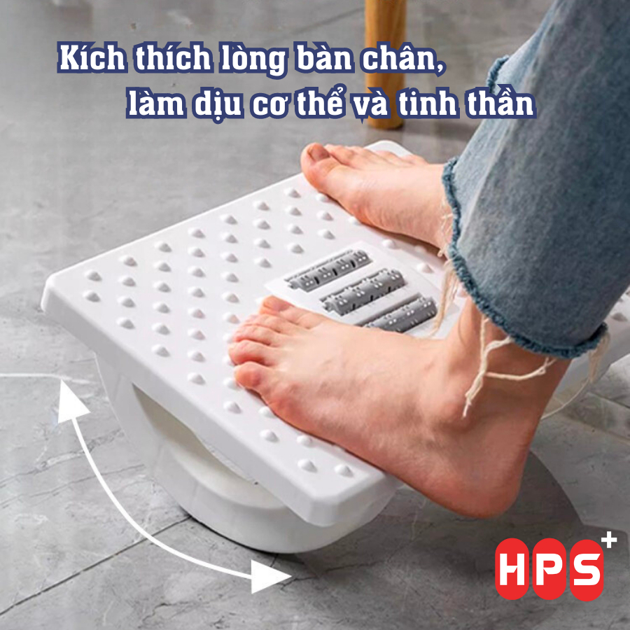 Ghế gác chân massage HPS Ghế kê chân Công Thái Học cho dân văn phòng, sinh viên, Ghế gaming mát xa thư giãn, giảm stress | BigBuy360 - bigbuy360.vn