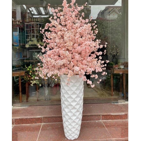 Hoa giả - Đào râu giả cành dài 110cm Cao Cấp Tài Lộc trang trí nhà cửa ...