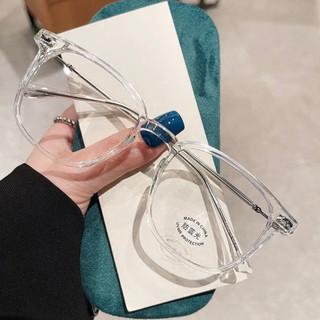 Gọng kính cận thời trang nam nữ mắt kính vuông Unisex chống ánh sáng xanh và tia UV thay được tròng cận  HANASO 523