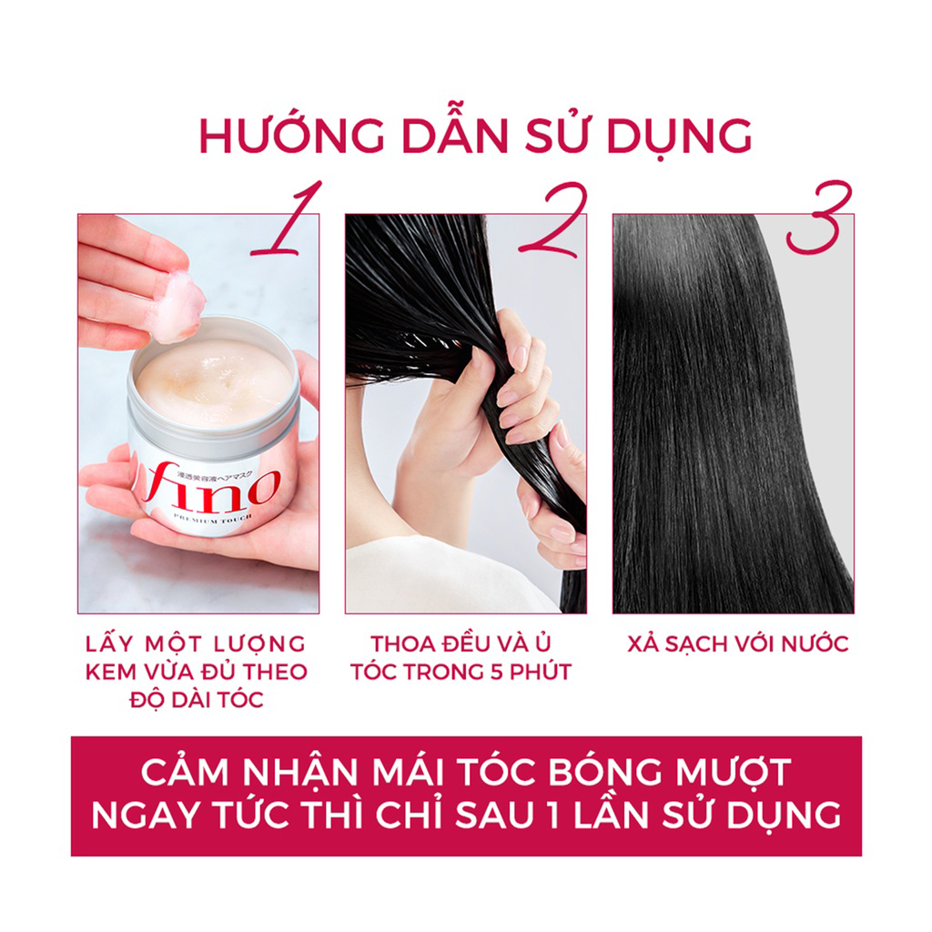 Ảnh Kem ủ tóc cải thiện tóc hư tổn Fino Premium Touch 230g 3