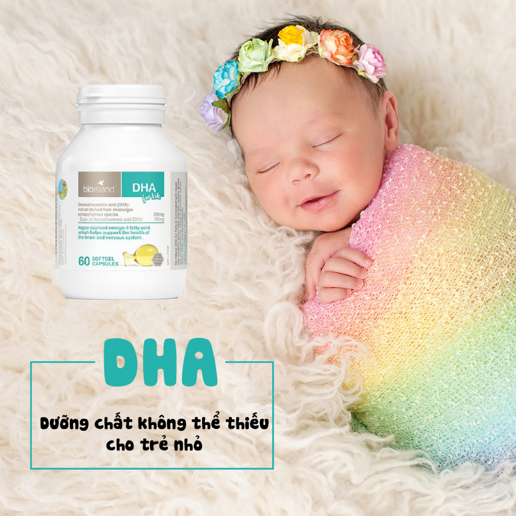 DHA cho bé Bioisland DHA For Kids