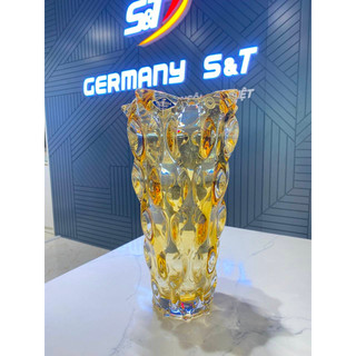 Lọ Hoa Pha Lê Bohemia Samba 30.5cm Nội Địa Séc Đủ Màu, Bình Bông Thủ Công Cao Cấp Tinh Tế Sang Trọng GermanySnT HCM