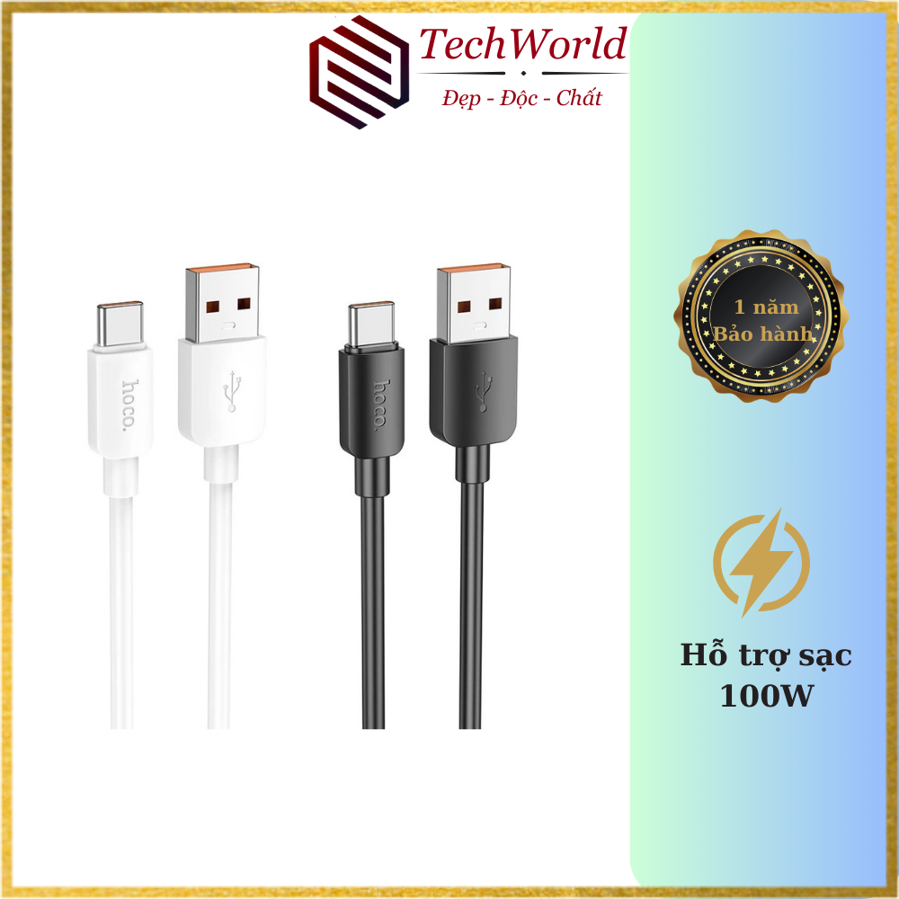 cáp sạc nhanh chính hãng HOCO X96 Type C công suất 100W | Shopee Việt Nam