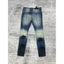 ⚡️[Hight Quality] Quần Jeans Amiri Xanh Rách Gối Họa Tiết Cây Dừa Phối Wash Sang Trọng - Hàng Loại 1 Dáng Biker