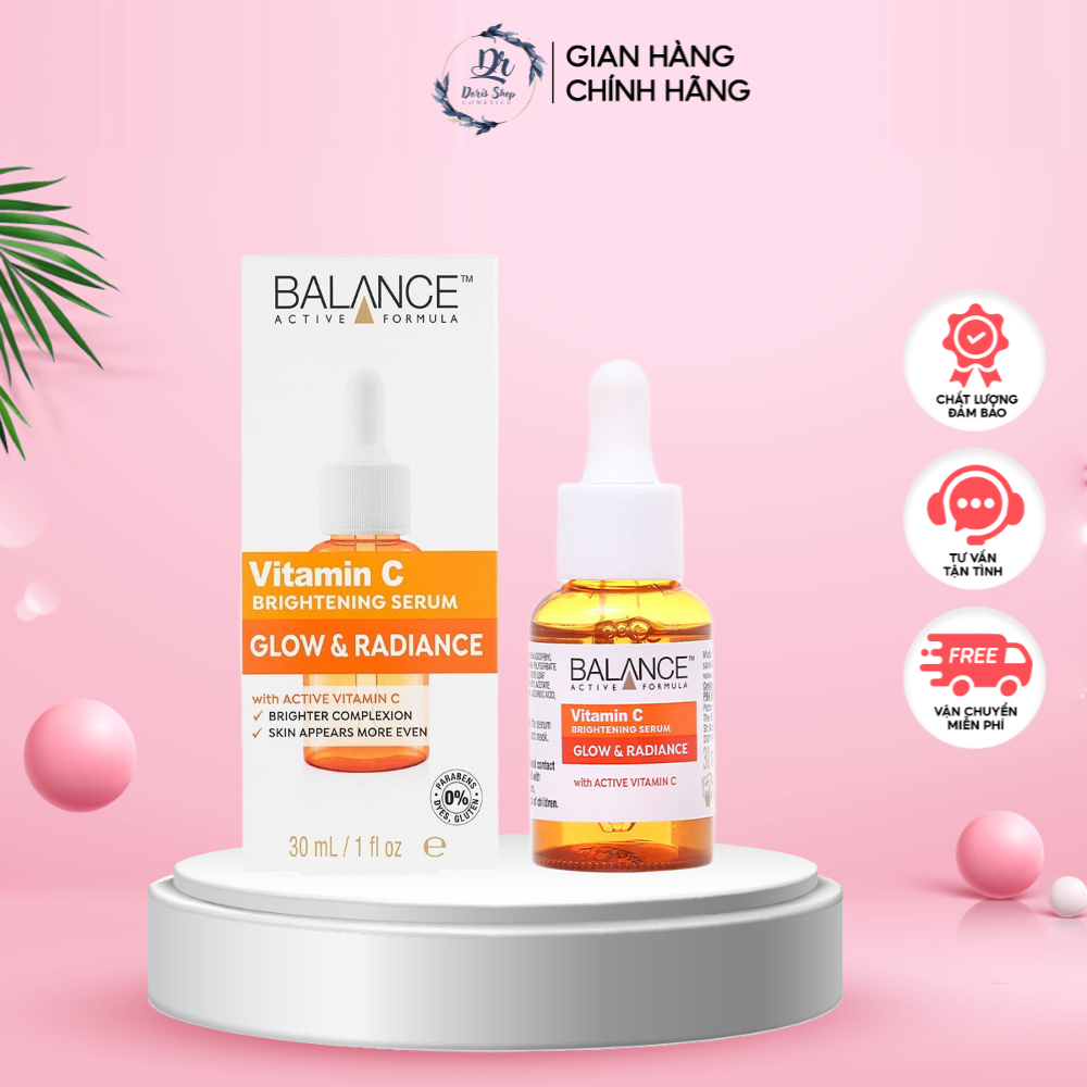 Serum Dưỡng Sáng Da, Mờ Thâm Balance Active Formula Vitamin C Brightening Serum Glow & Radiance