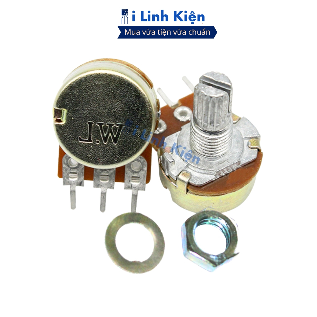 Chiết áp đơn 50K (combo 5) WH148-B50K 15mm ( Không kèm ốc) chính hãng đảm bảo chất lượng ilinhkien.