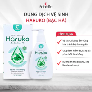Dung Dịch Vệ Sinh Phụ Nữ Haruko Fobe Làm Sạch, Mang Lại Hương Thơm Quyến Rũ N1