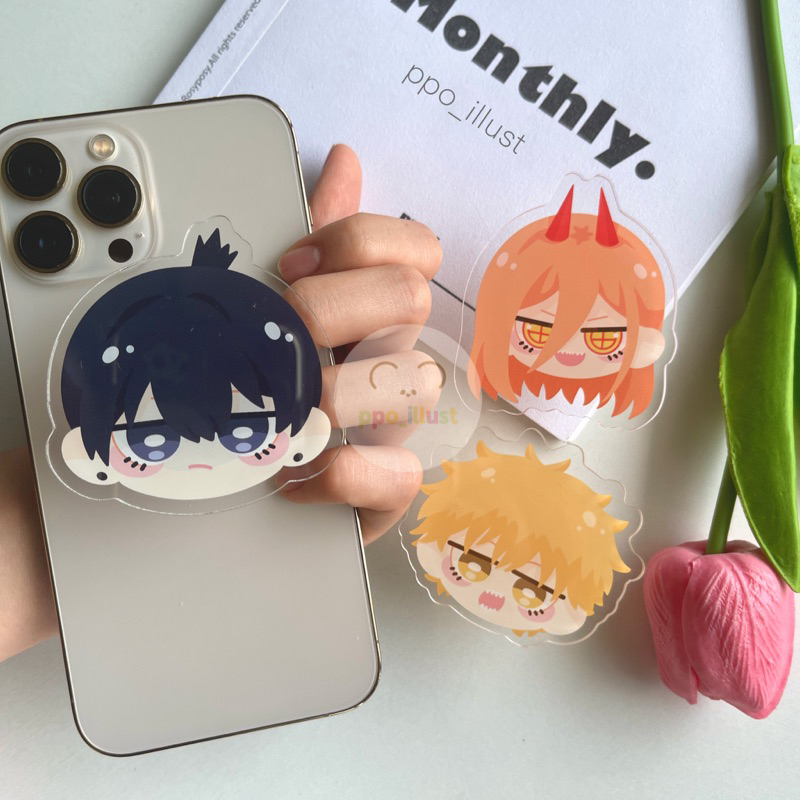 Ppo l Giá đỡ điện thoại Popsocket Grip Tok Chainsaw Man | Shopee Việt Nam