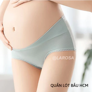 Quần Lót Cho Bà Bầu Larosa Cạp Chéo Chất Liệu Cotton Thông Hơi Kháng Khuẩn Bigsize LA88Q