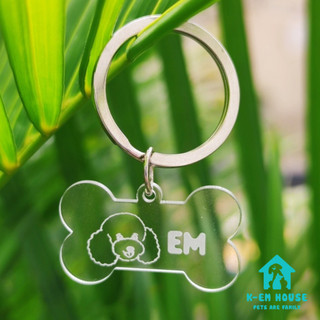 Thẻ Tên Cho Mèo Chó Khắc Tên Và SĐT Theo Yêu Cầu - Bảng Tên Mica Nhiều Kích Thước Nhẹ, Bền, Đẹp