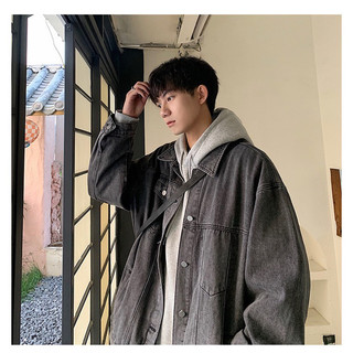 Áo Khoác Jeans Nam Nữ From Rộng 1 Túi Thời Trang Unisex