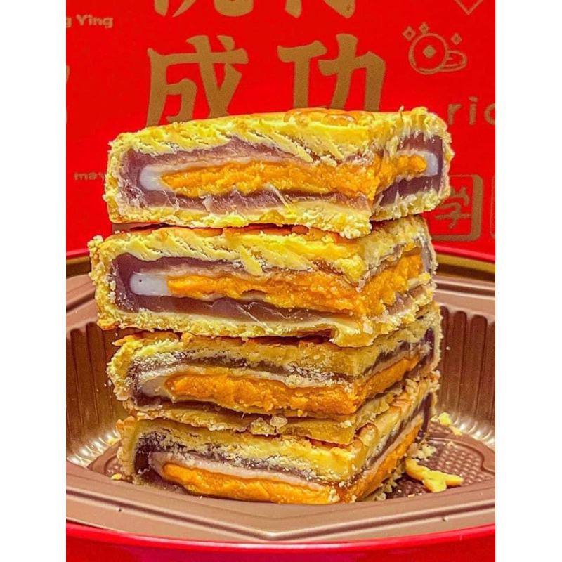 BÁNH NƯỚNG BÀ MINH TRỨNG MUỐI THƯỢNG HẢI + kèm túi