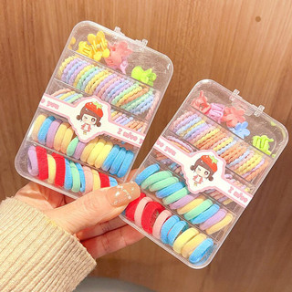 kẹp dây buộc tóc bé gái dễ thương, kẹp tóc họa tiết gấu dâu