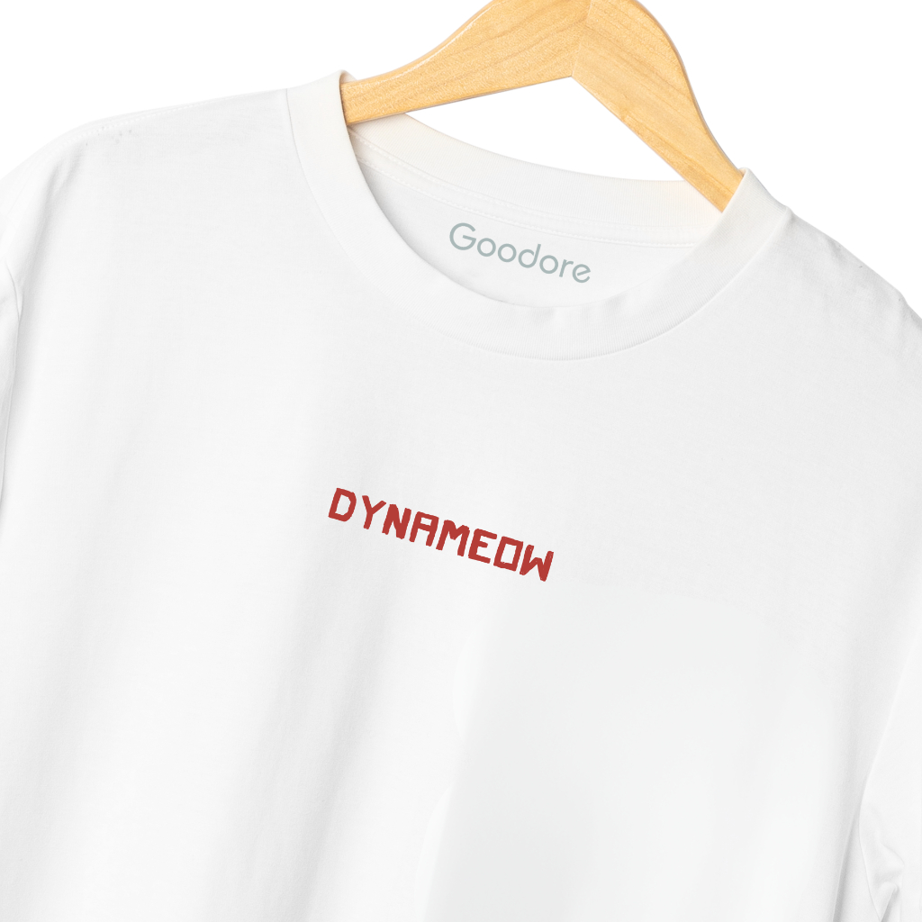 Áo phông cotton unisex nam nữ Goodore Dynameow mẫu Đầu Lân thoáng mát năng động form oversize thiết kế độc đáo