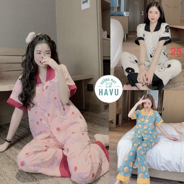 Bộ Pijama nhung thô LV