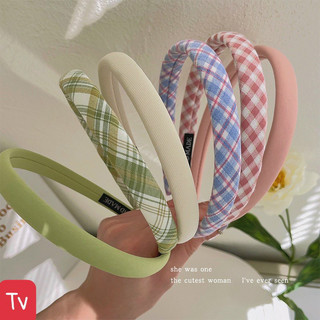 Bờm Tóc Vải Kẻ Màu Pastel 🌸free ship🌸 Xinh Xắn Năng Động