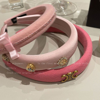 Bờm tóc cài tóc đính đá nơ cao cấp, 🌸free ship🌸 băng đô cài tóc dễ thương Ghiền Cói