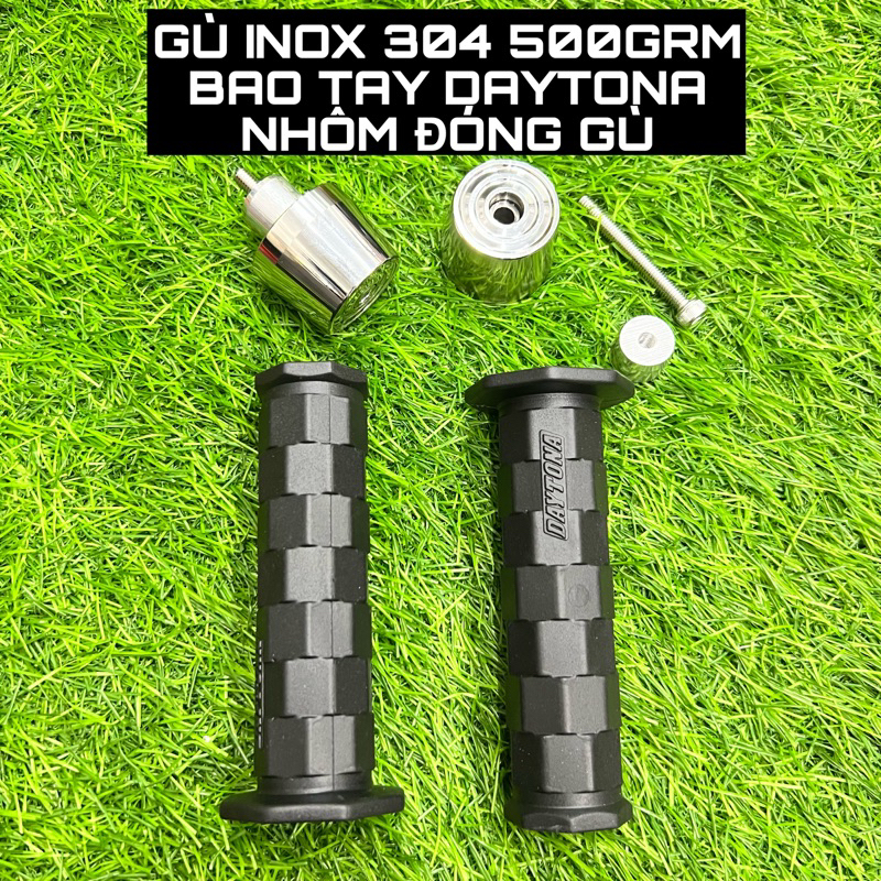 GÙ INOX 304 500gram + Tặng Nhôm đóng + Bao tay Datona | Shopee Việt Nam