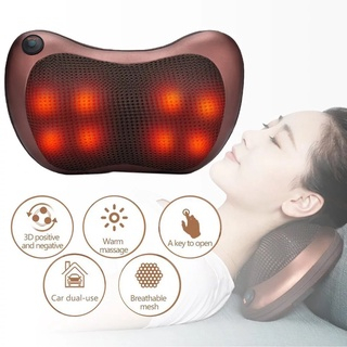 Gối Massage Hồng Ngoại 8 Bi 2 Chiều Cao Cấp - Máy Mát Xa Cổ Vai Gáy Chính Hãng Công Nghệ Nhật Bản