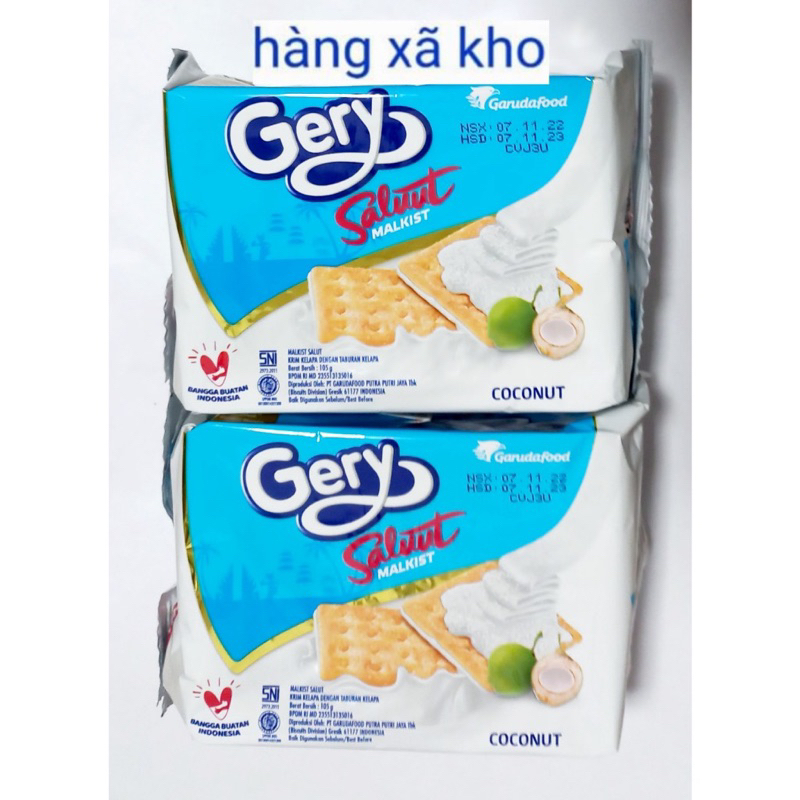 Combo 12Gói - Bánh Gery Sữa Dừa và Socola Dừa | Shopee Việt Nam