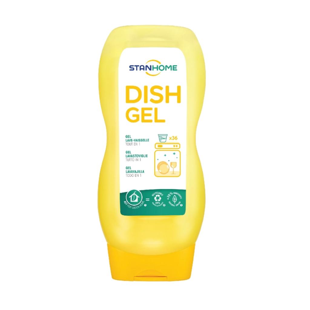 Ảnh Nước rửa chén bát cho máy rửa chén Stanhome Dish Gel hương trái cây làm sạch dầu mỡ an toàn 720ML 2