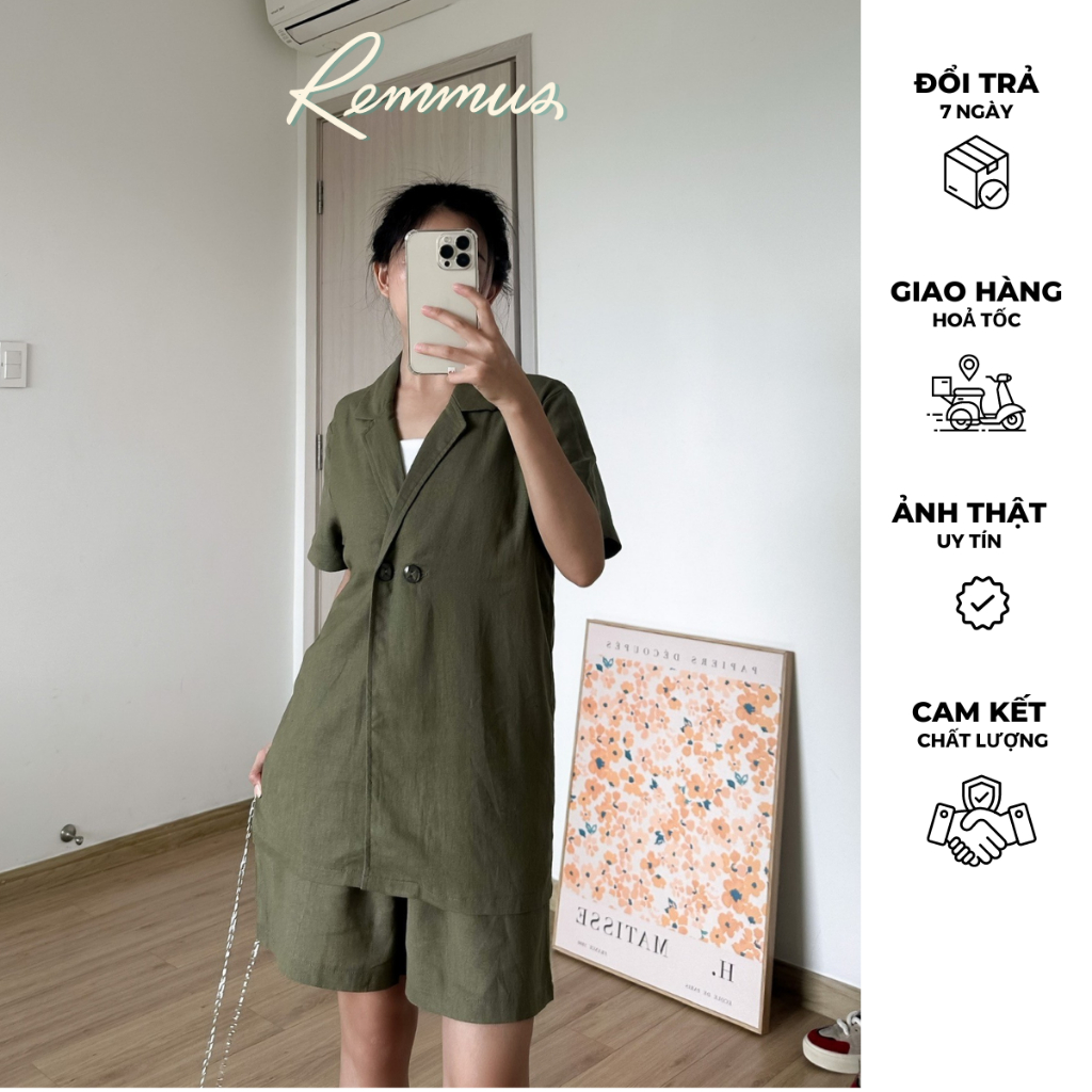 Comfy Day - Set Linen tối giản cho ngày thoải mái