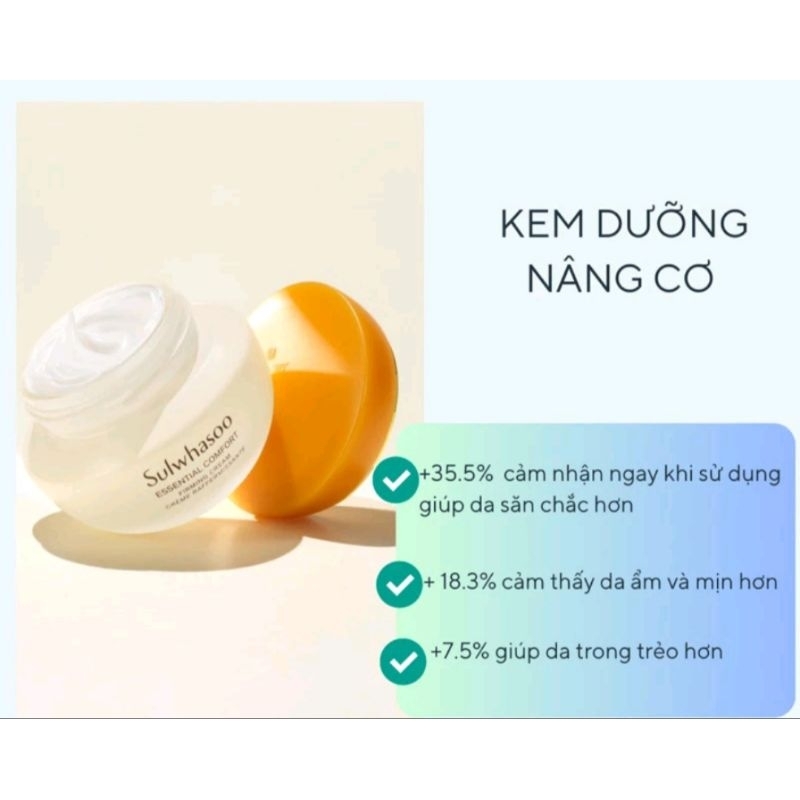 MINI 15ML ] Kem nâng cơ dưỡng da dành da nhạy cảm sulwhasoo essential friming cream ex