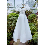 ĐẦM CƯỚI- ĐI BÀN - CÔ  DÂU TAY BỒNG  ĐÍNH HOA LÔNG VŨ FULL SIZE S/M/L/XL( có sẵn hàng ) CÓ NHẬN MAY BIG SIZE — ảnh 7