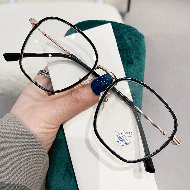 Gọng kính cận nữ nam cao cấp phong cách Hàn Quốc mắt tròn cá tính chống tia UV400 hot hit thời trang giá rẻ HANASO 161